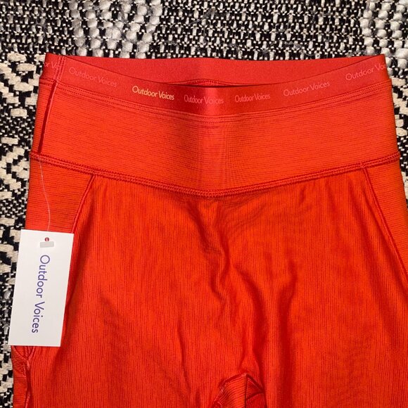 NWT Outdoor Voices Paprika TechSweat™ Thrive 7/8 Leggings – XS - Picture 8 of 9